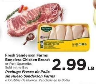 Fresh Sanderson Farms Boneless Chicken Breast