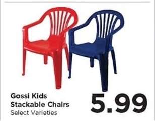 Gossi Kids Stackable Chairs