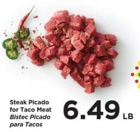 Steak Picado for Taco Meat