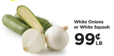 White Onions or White Squash