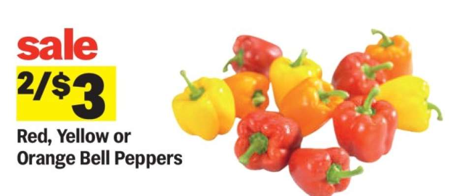 Red, Yellow or Orange Bell Peppers