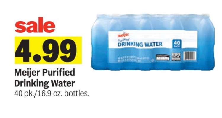 Meijer Purified Drinking Water