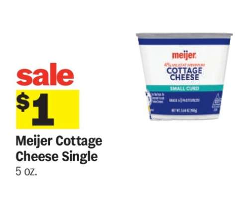 Meijer Cottage Cheese Single