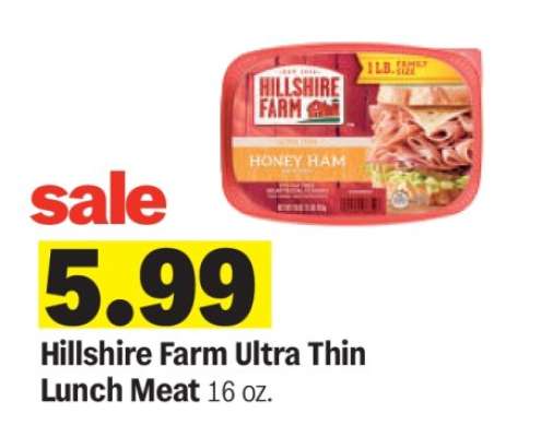 Hillshire Farm Ultra Thin Lunch Meat