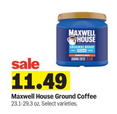 Maxwell House Ground Coffee*