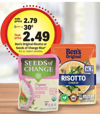 Ben's Original Risotto or Seeds of Change Rice