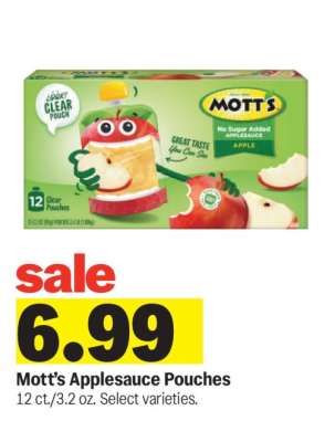 Mott's Applesauce Pouches