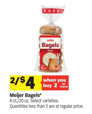 Meijer Bagels