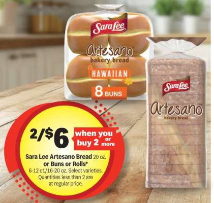 Sara Lee Artesano Bread