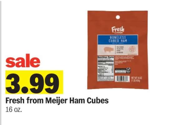 Fresh from Meijer Ham Cubes
