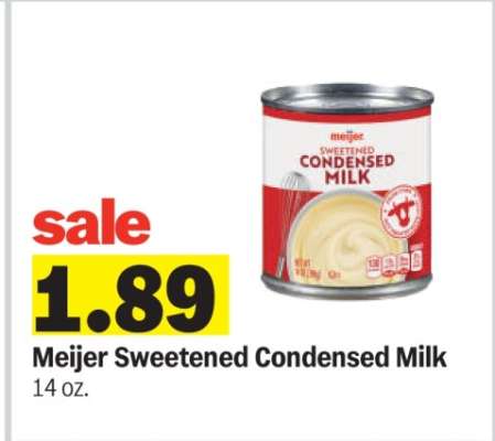 Meijer Sweetened Condensed Milk
