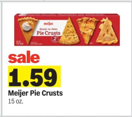 Meijer Pie Crusts
