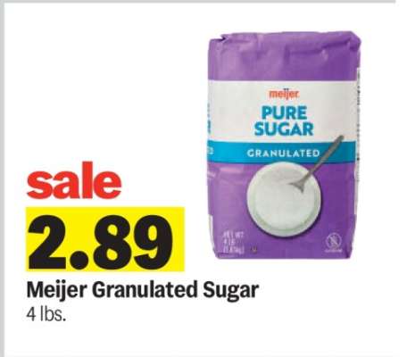 Meijer Granulated Sugar