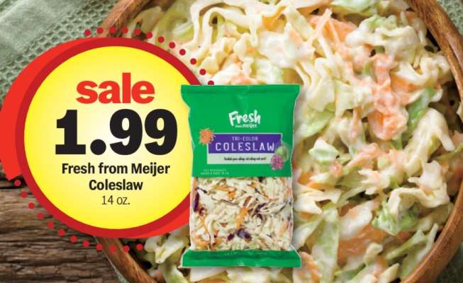 Fresh from Meijer Coleslaw