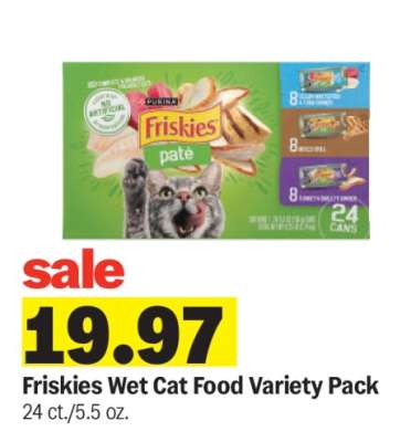 Friskies Wet Cat Food Variety Pack