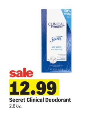 Secret Clinical Deodorant