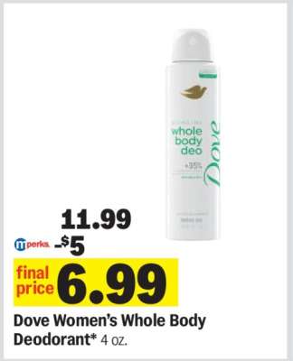 Dove Women's Whole Body Deodorant