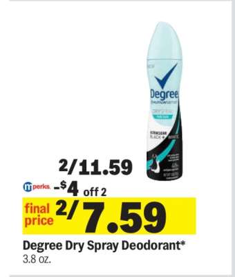 Degree Dry Spray Deodorant
