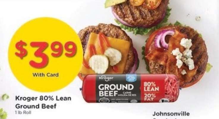 Kroger 80% Lean Ground Beef