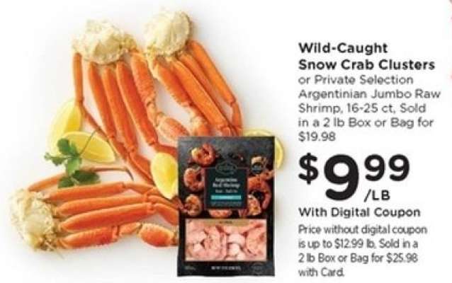 Wild-Caught Snow Crab Clusters