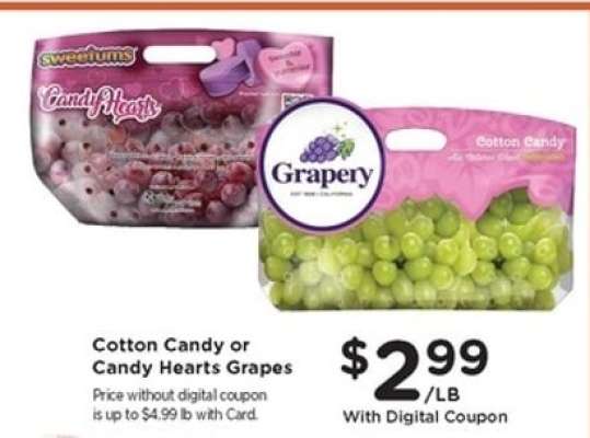 Cotton Candy or Candy Hearts Grapes