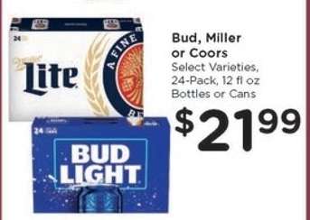 Bud, Miller or Coors