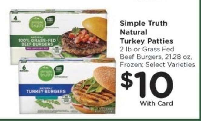 Simple Truth Natural Turkey Patties
