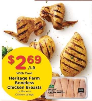 Heritage Farm Boneless Chicken Breasts