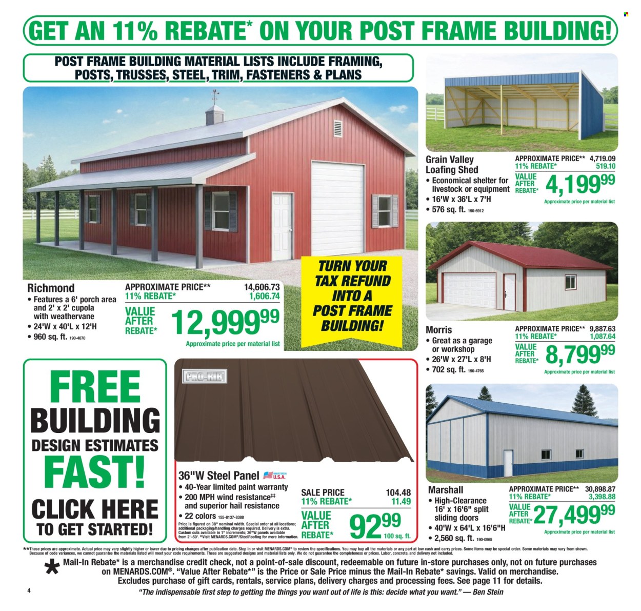 Menards ad - 03/19/2026 - 03/29/2026. Page 6
