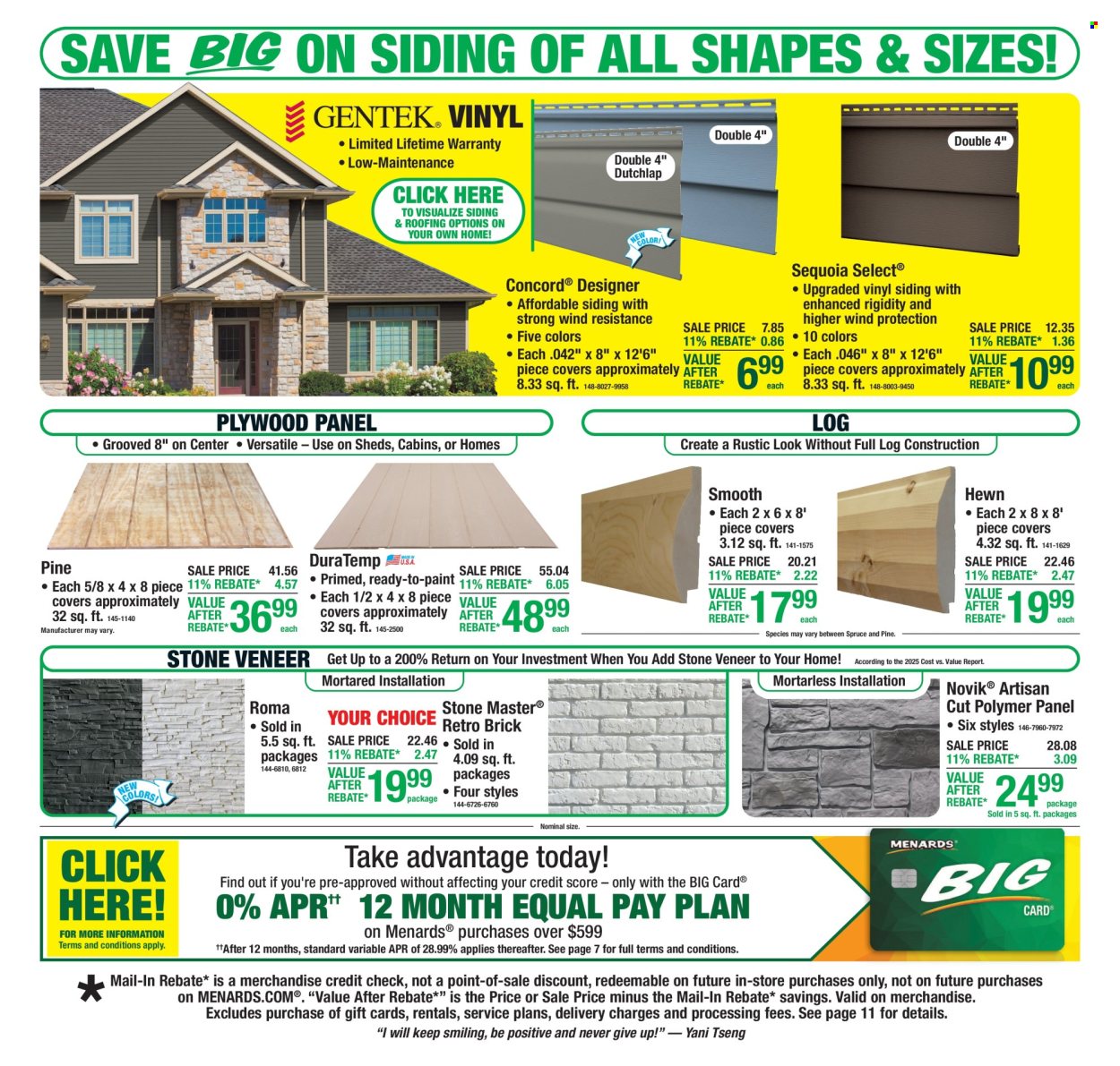 Menards ad - 03/19/2026 - 03/29/2026. Page 7