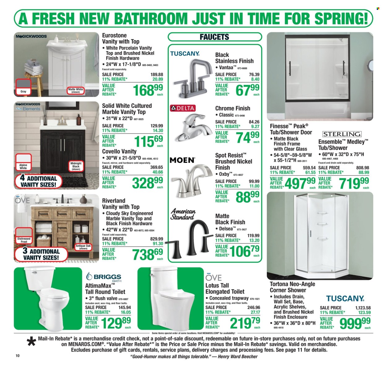 Menards ad - 03/19/2026 - 03/29/2026. Page 18