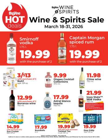 Hy-Vee Flyer - 03/18/2026 - 03/31/2026.