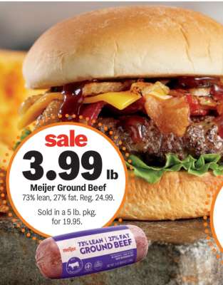 Meijer Ground Beef*