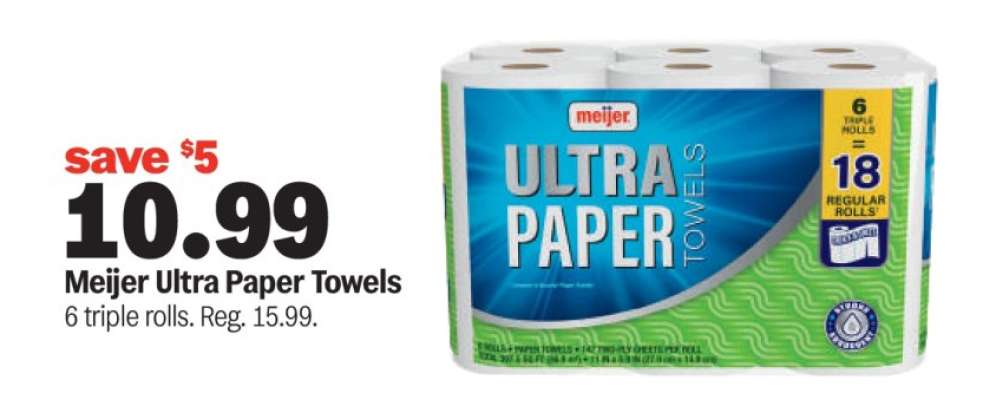 Meijer Ultra Paper Towels*