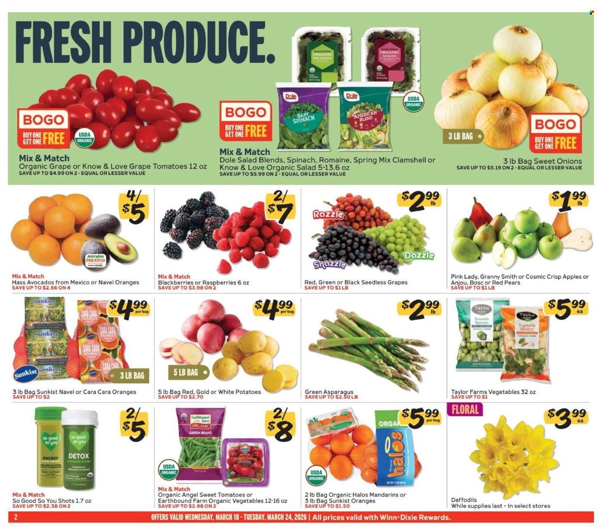 Winn Dixie ad - 03/18/2026 - 03/24/2026. Page 2