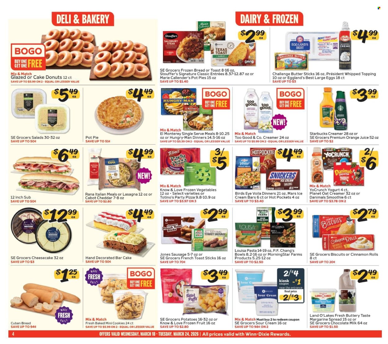Winn Dixie ad - 03/18/2026 - 03/24/2026. Page 4