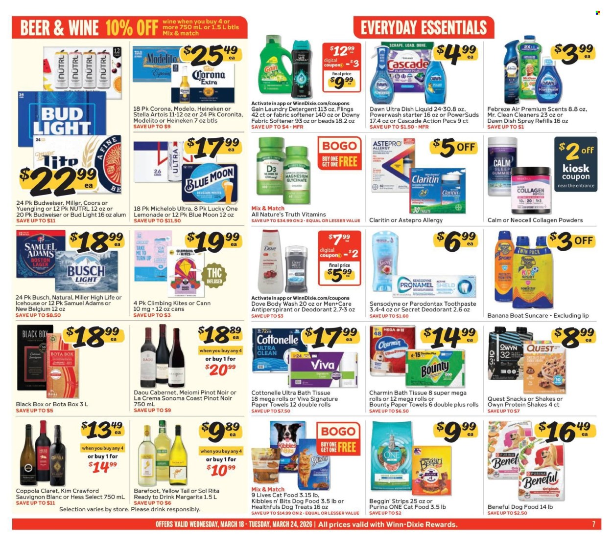 Winn Dixie ad - 03/18/2026 - 03/24/2026. Page 7