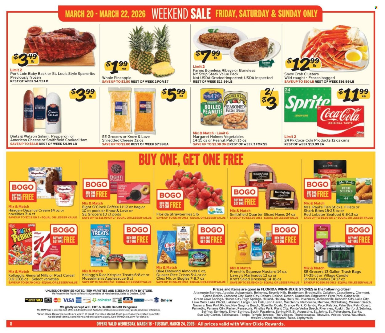 Winn Dixie ad - 03/18/2026 - 03/24/2026. Page 8