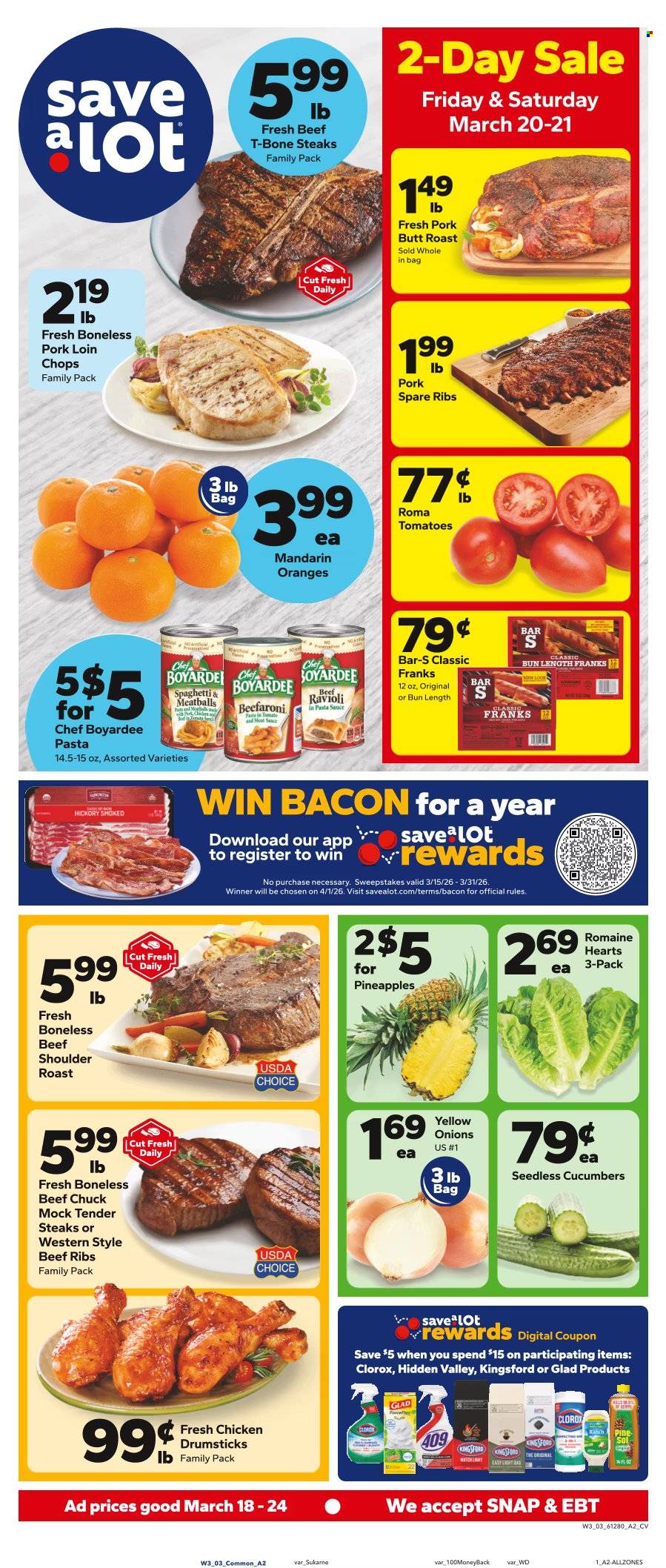 Save a Lot ad - 03/18/2026 - 03/24/2026. Page 1