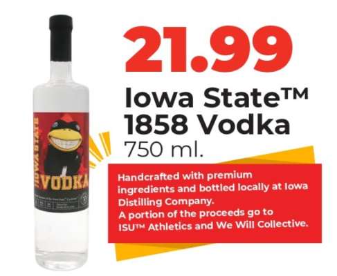 Iowa State™ 1858 Vodka