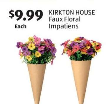 KIRKTON HOUSE Faux Floral Impatiens