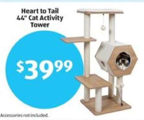 Heart to Tail 44" Cat Activity Tower