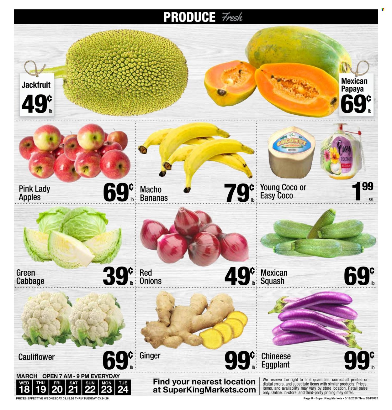 Super King Markets ad - 03/18/2026 - 03/24/2026. Page 9