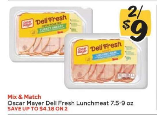 Oscar Mayer Deli Fresh Lunchmeat