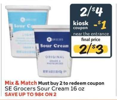 SE Grocers Sour Cream