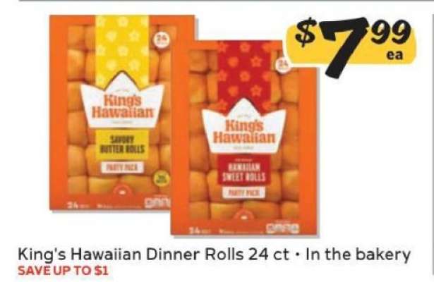 King's Hawaiian Dinner Rolls