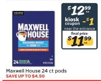 Maxwell House 24 ct pods