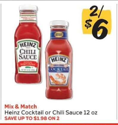 Heinz Cocktail or Chili Sauce