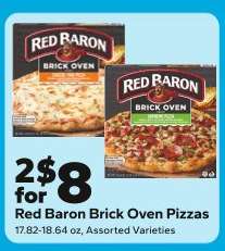 Red Baron Brick Oven Pizzas