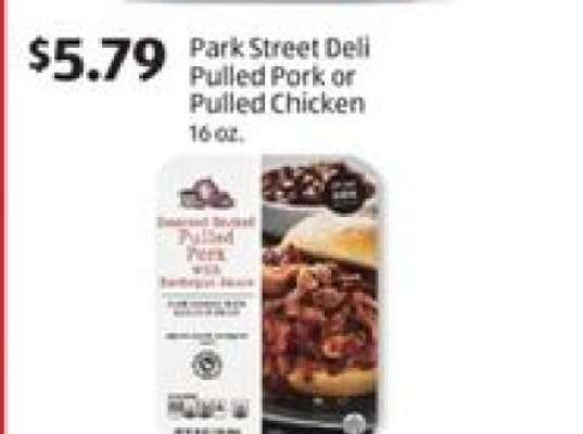 Park Street Deli Pulled Pork or Pulled Chicken